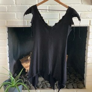 NWOT Black Jersey Tunic